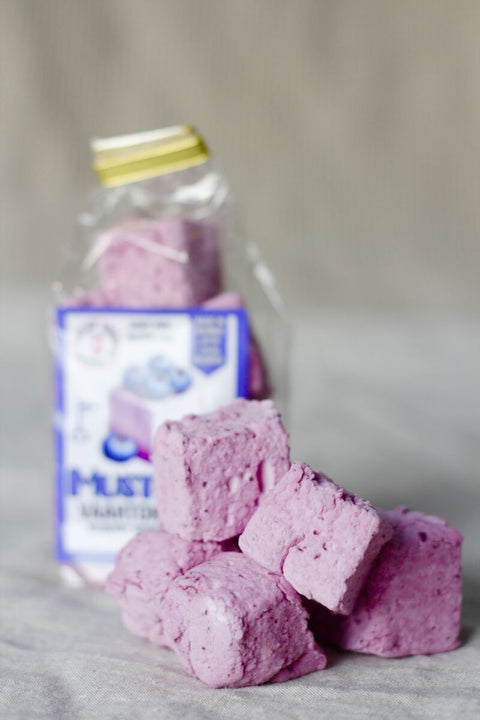 Mustikkavaahtokarkki