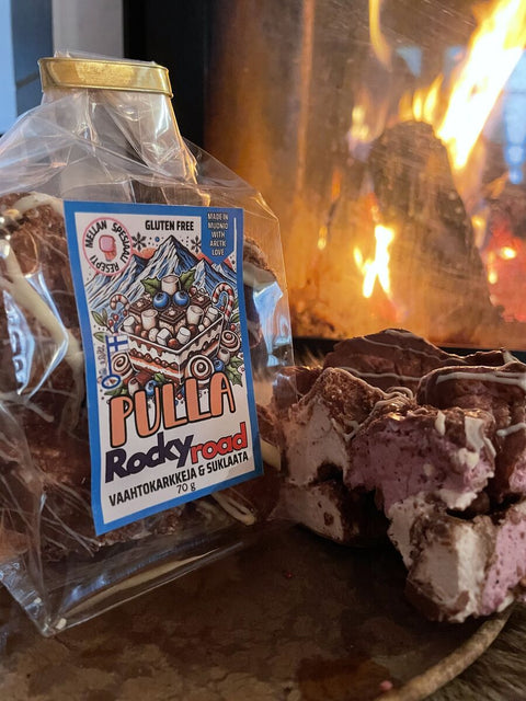 Pulla Rocky road vaahtokarkki