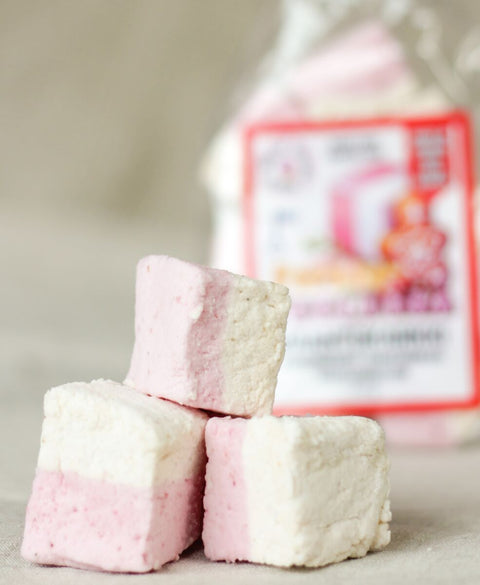 Pipari-puolukka-vaahtokarkki