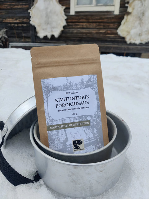 Kivitunturin porokiusaus Mettän maku