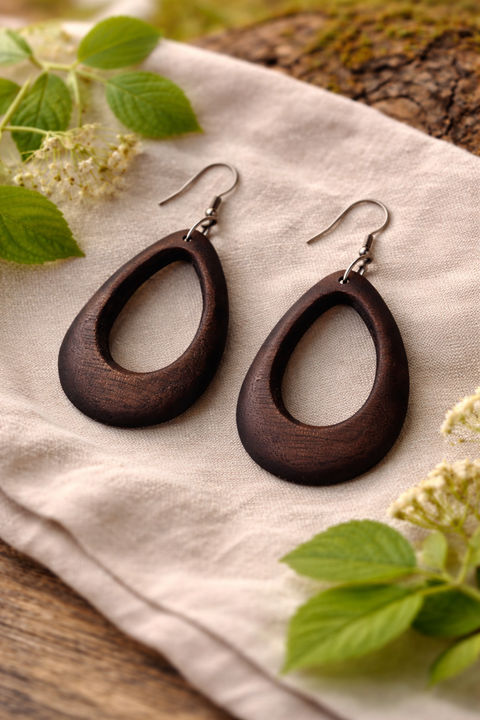 Puuhelmi – INFINIWOOD puiset korvakorut