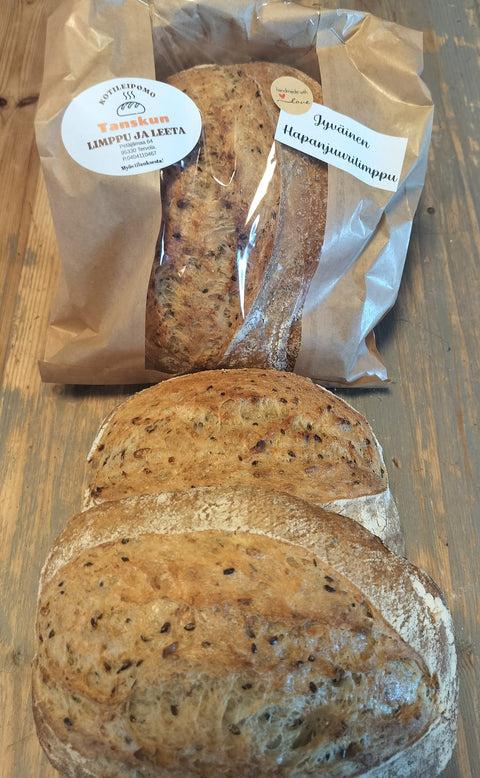 Jyväinen hapanjuurilimppu 560g