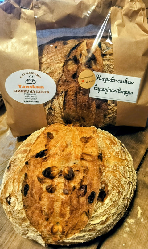 Karpalo-vehnä hapanjuurilimppu 460g