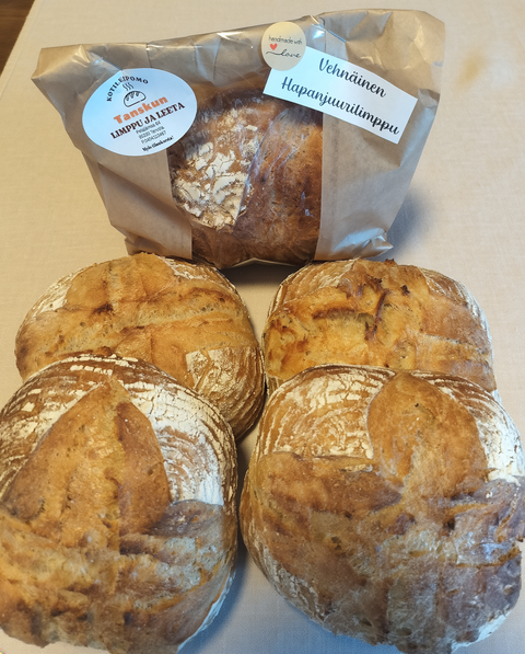 Vehnäinen hapanjuurilimppu 460g